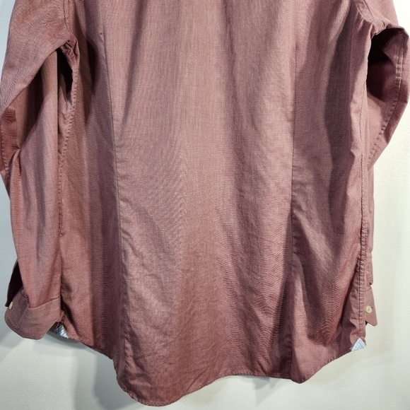 Banana Republic Grant Fit Button Down Shirt 120s Supima Cotton, Size XL - Picture 6 of 12
